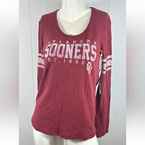 47 Brand Women's Long Sleeve Shirt top Cotton Size Large